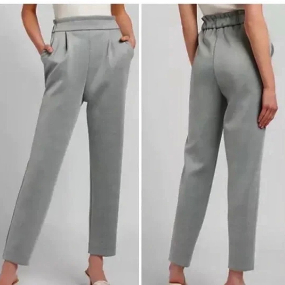 NWT Express Supersoft Double-Knit Pull-On Pants Grey Size Medium